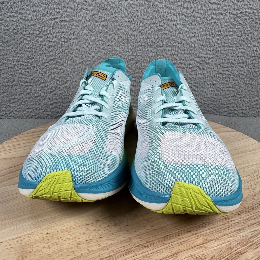 Hoka One Cielo Mens Size 8.5 Womens 10 Green Road Running Shoes 1143490 WCRM - Picture 2 of 14